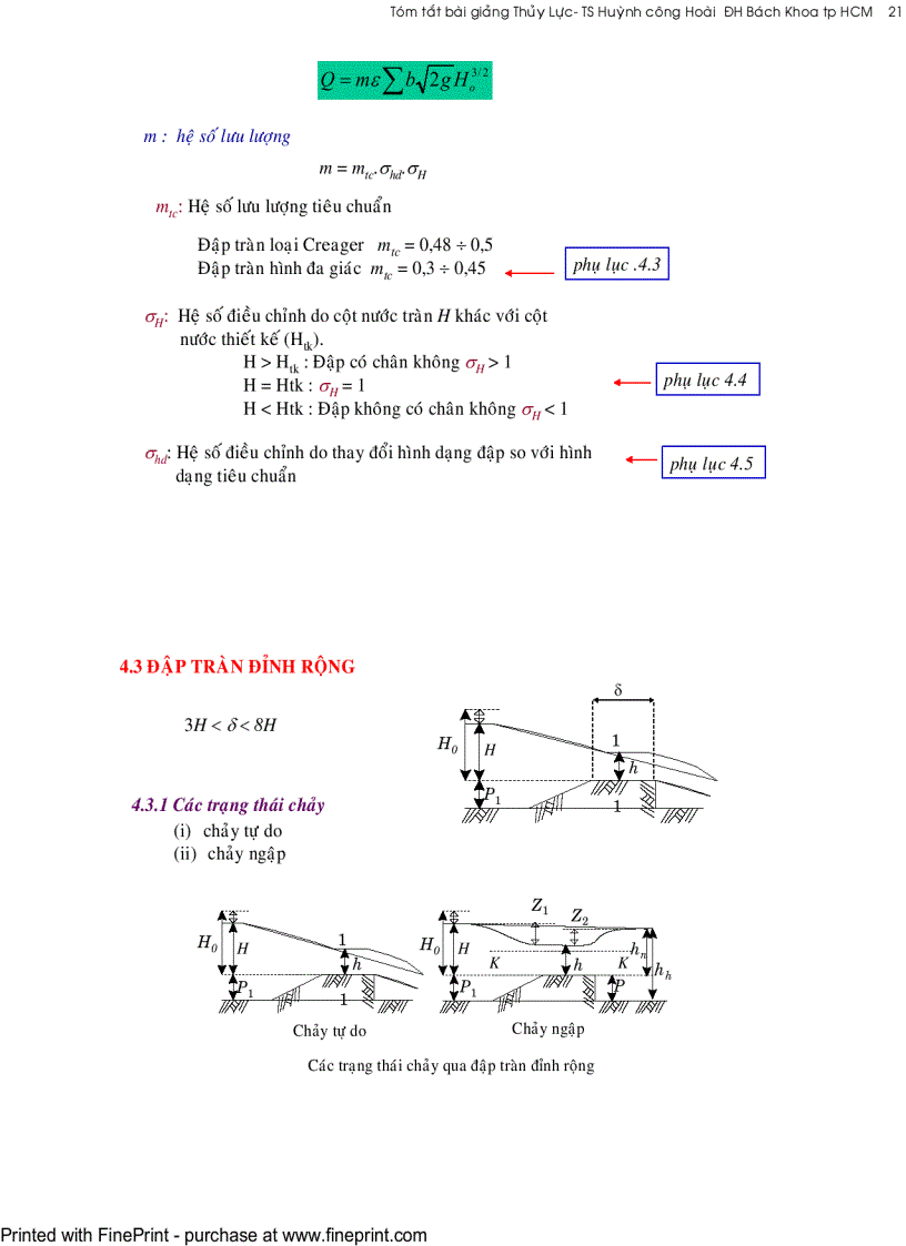 image for page Tóm tắt bài giảng thủy lực
