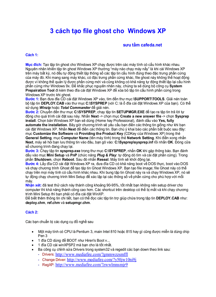 image for page 3 cách tạo file ghost cho Windows XP