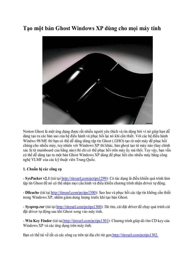 image for page 3 cách tạo file ghost cho Windows XP