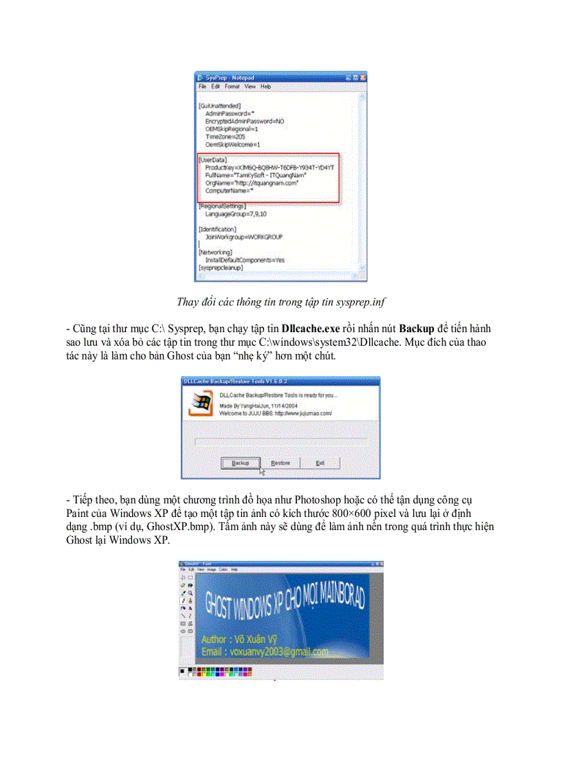 image for page 3 cách tạo file ghost cho Windows XP