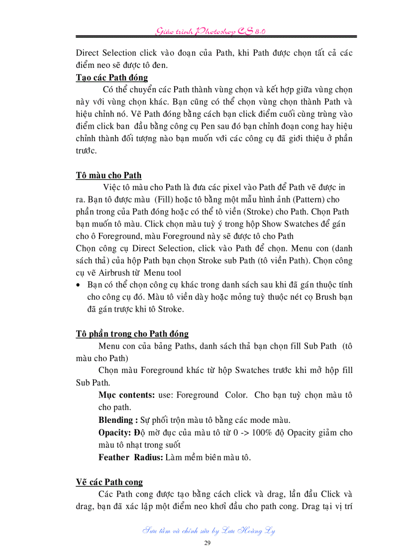 image for page Giáo trình Photoshop CS 8 0