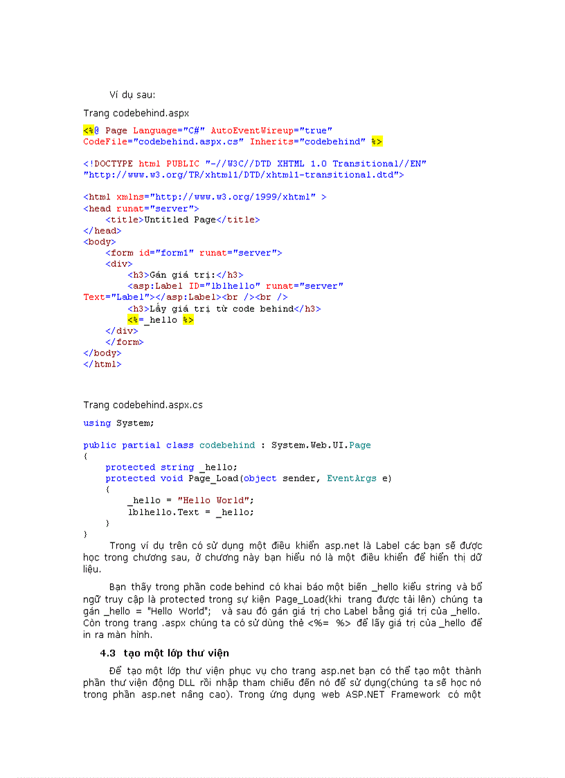 image for page Giáo trình Asản phẩm NET