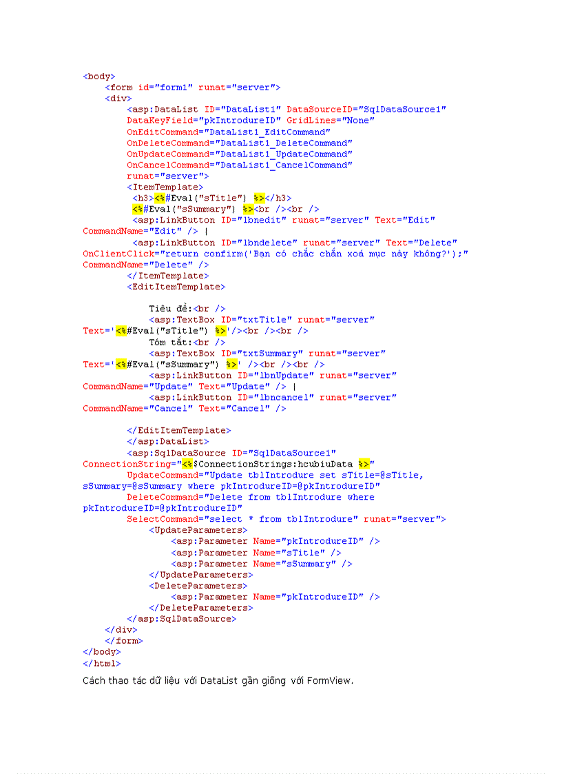 image for page Giáo trình Asản phẩm NET