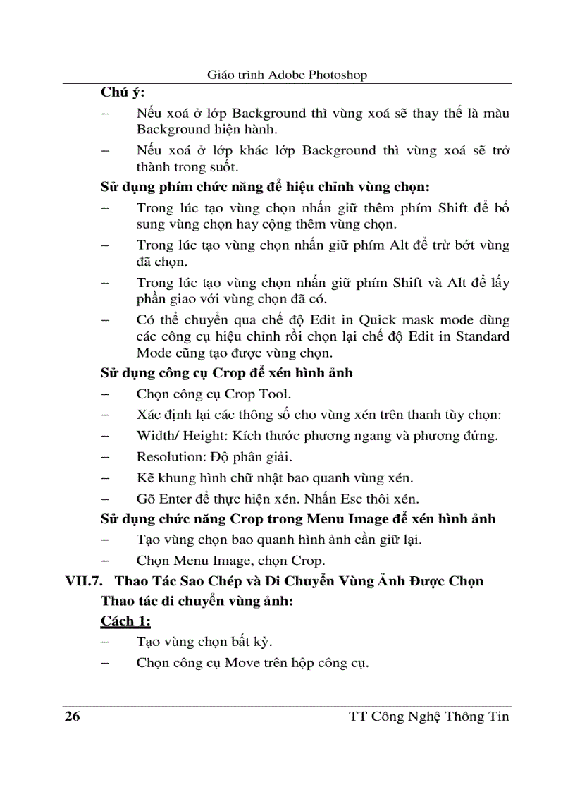 image for page Giáo trình Adobe Photoshop