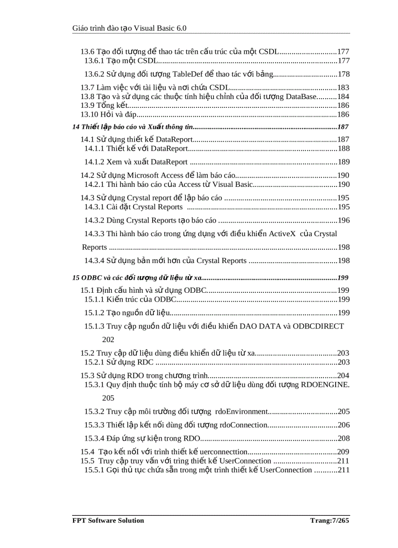 image for page Giáo trình đào tạo Visual Basic 6 0
