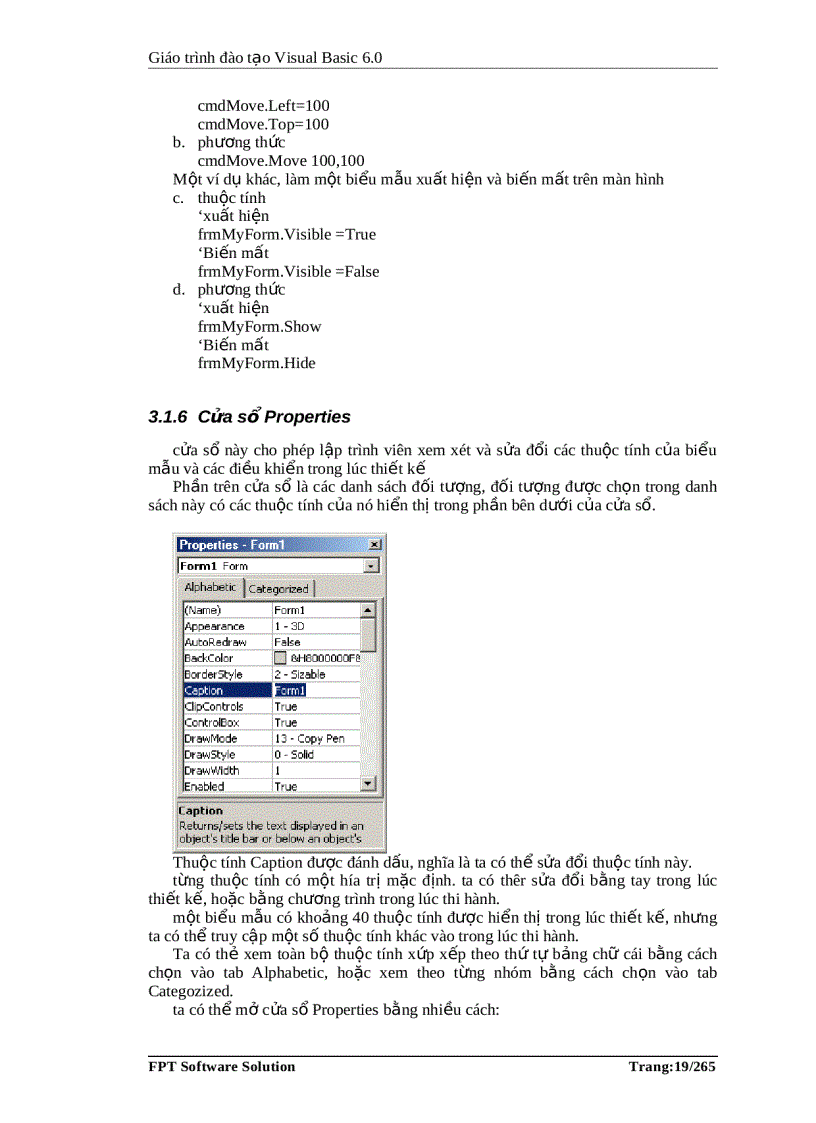 image for page Giáo trình đào tạo Visual Basic 6 0
