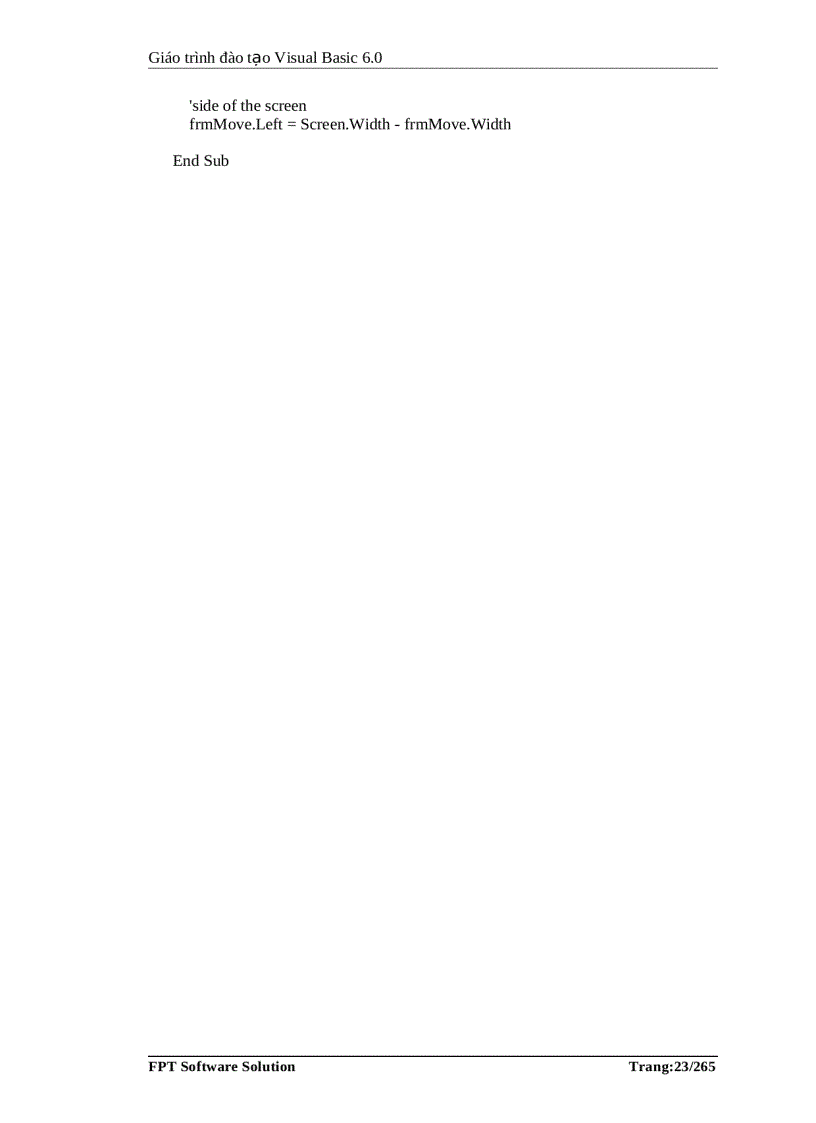 image for page Giáo trình đào tạo Visual Basic 6 0