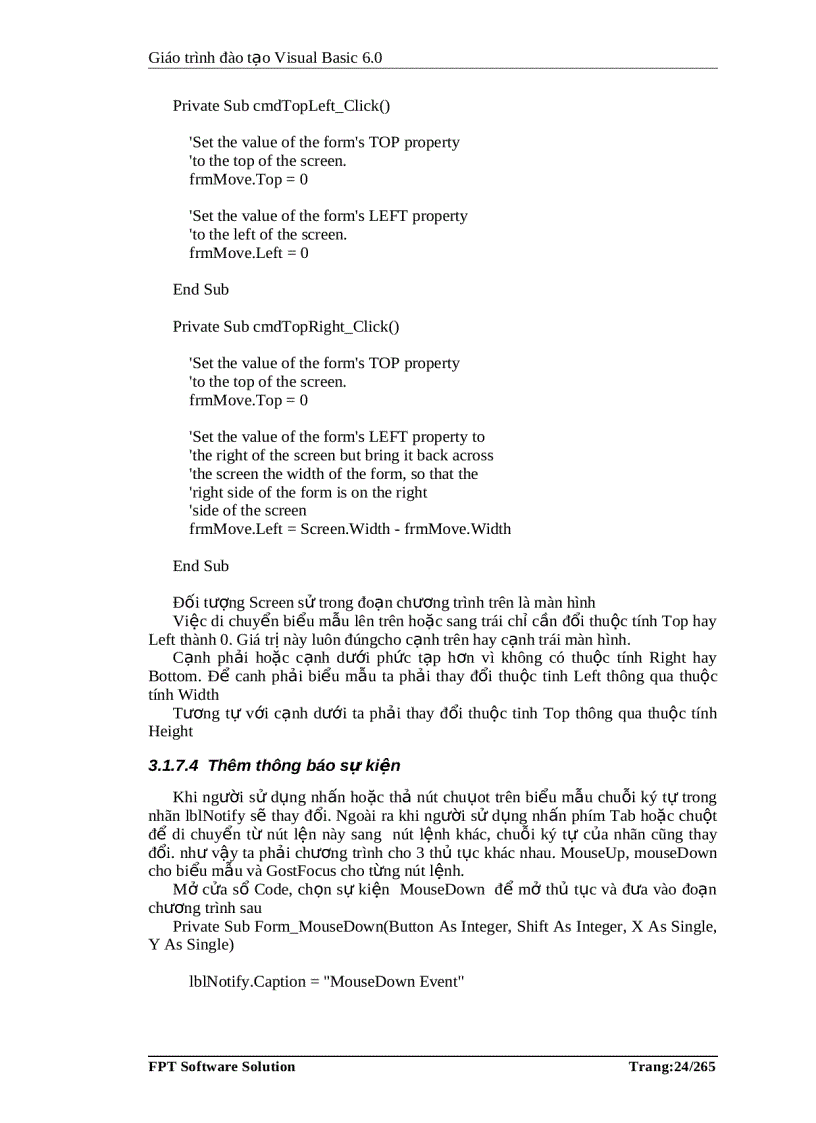 image for page Giáo trình đào tạo Visual Basic 6 0