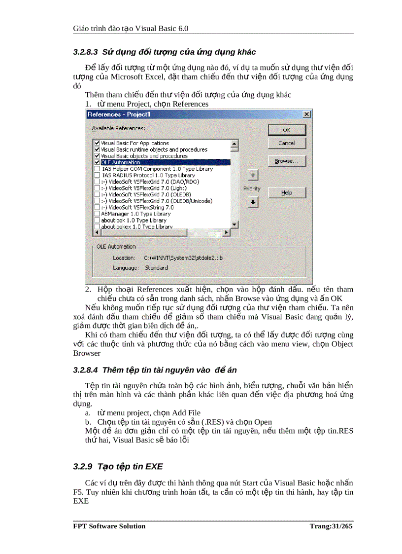 image for page Giáo trình đào tạo Visual Basic 6 0