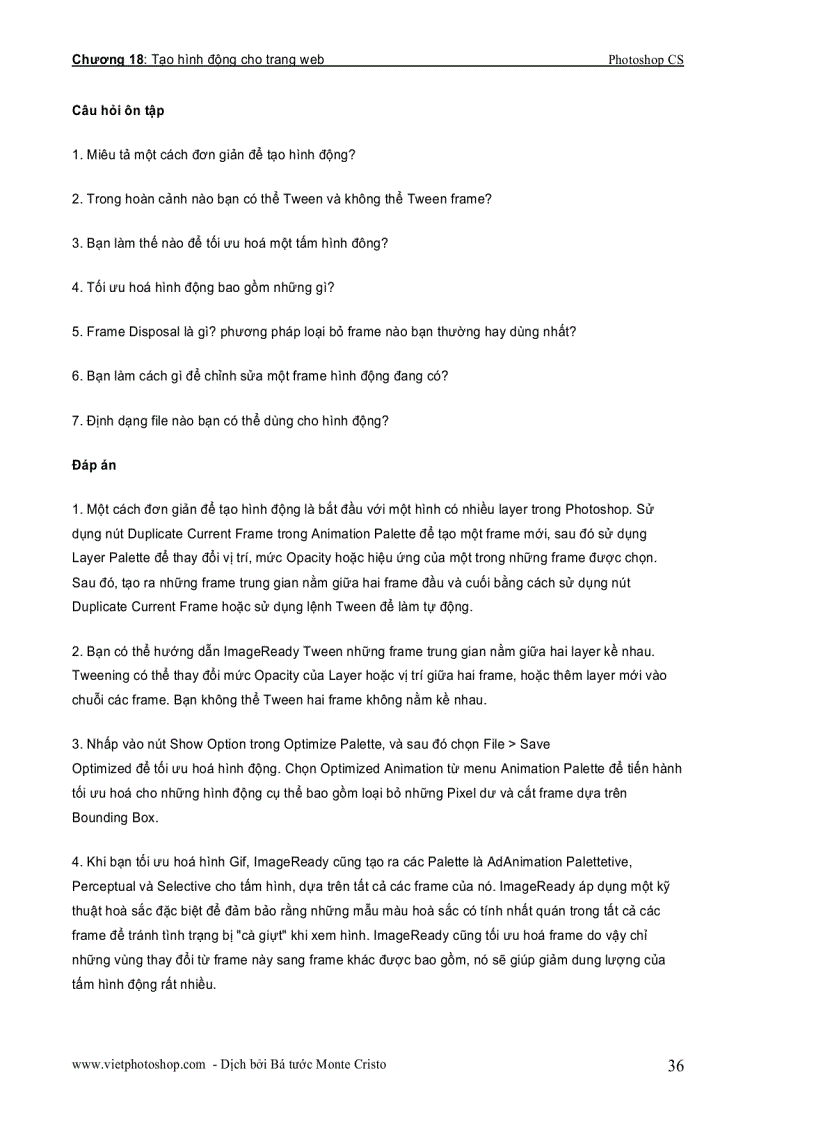 image for page Tạo hình động cho trang web Photoshop CS part 3