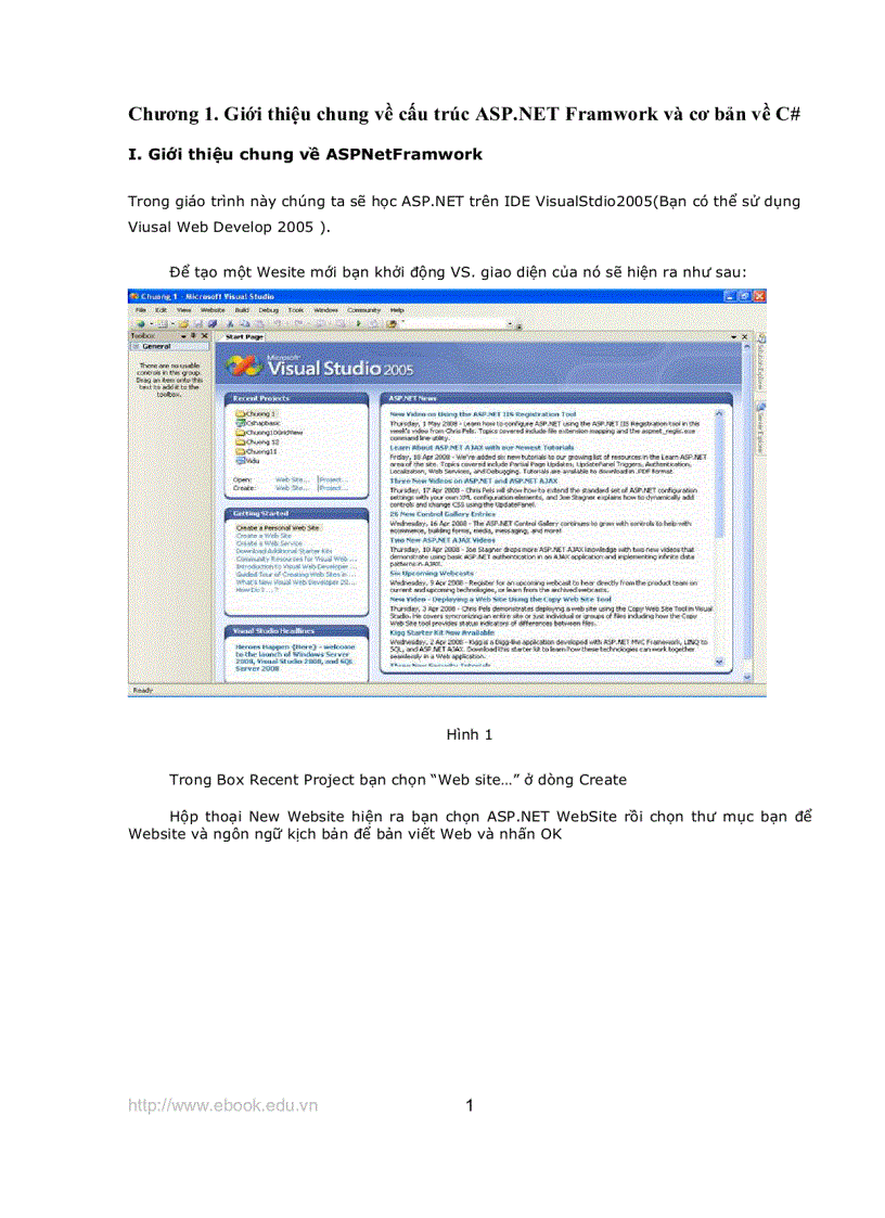 image for page Giáo trình Asp Net với C