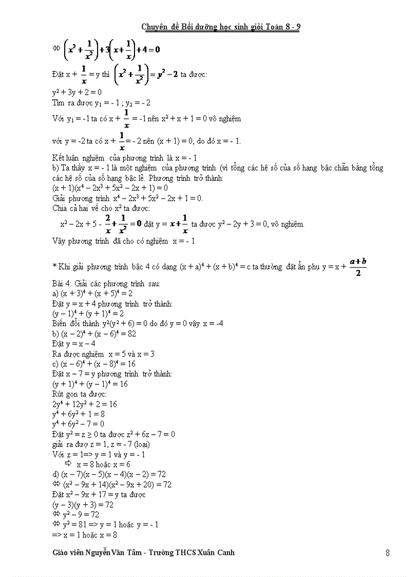image for page Tài liệu Bồi dưỡng HSG Toán 8 9 hay