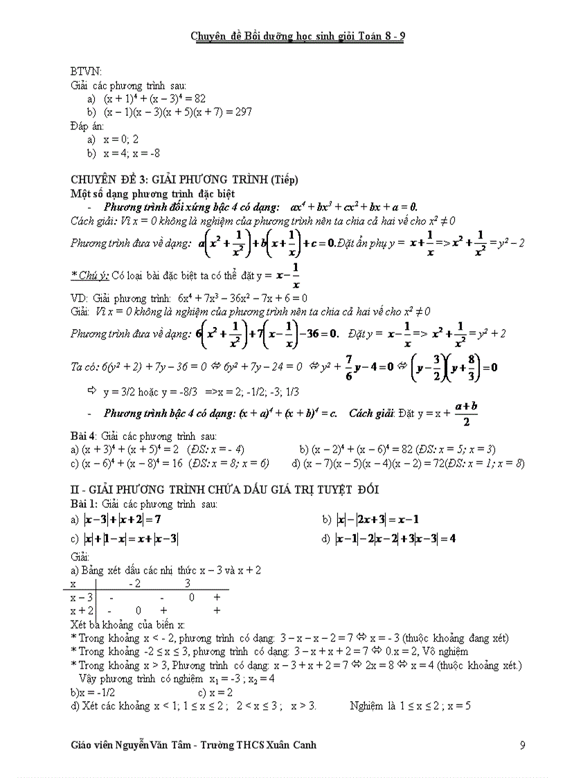 image for page Tài liệu Bồi dưỡng HSG Toán 8 9 hay
