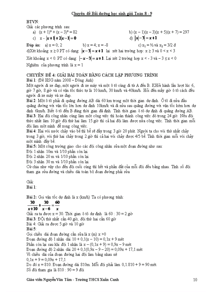 image for page Tài liệu Bồi dưỡng HSG Toán 8 9 hay