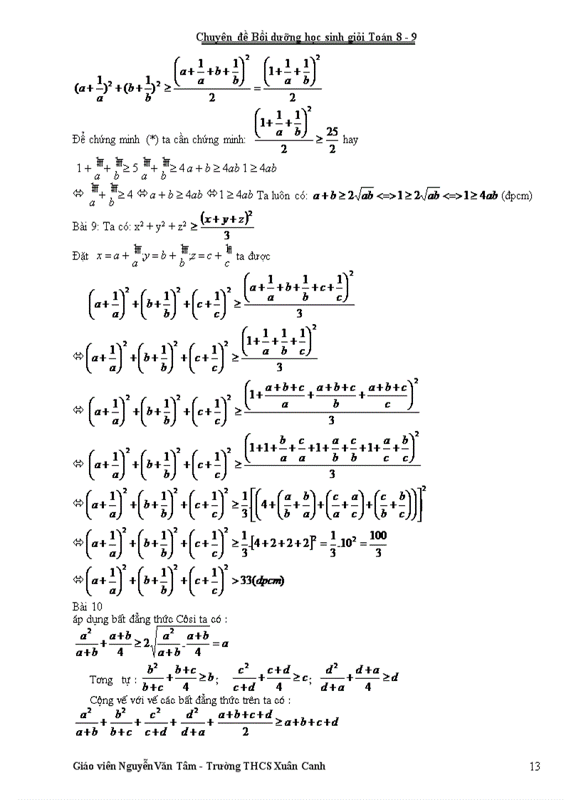 image for page Tài liệu Bồi dưỡng HSG Toán 8 9 hay