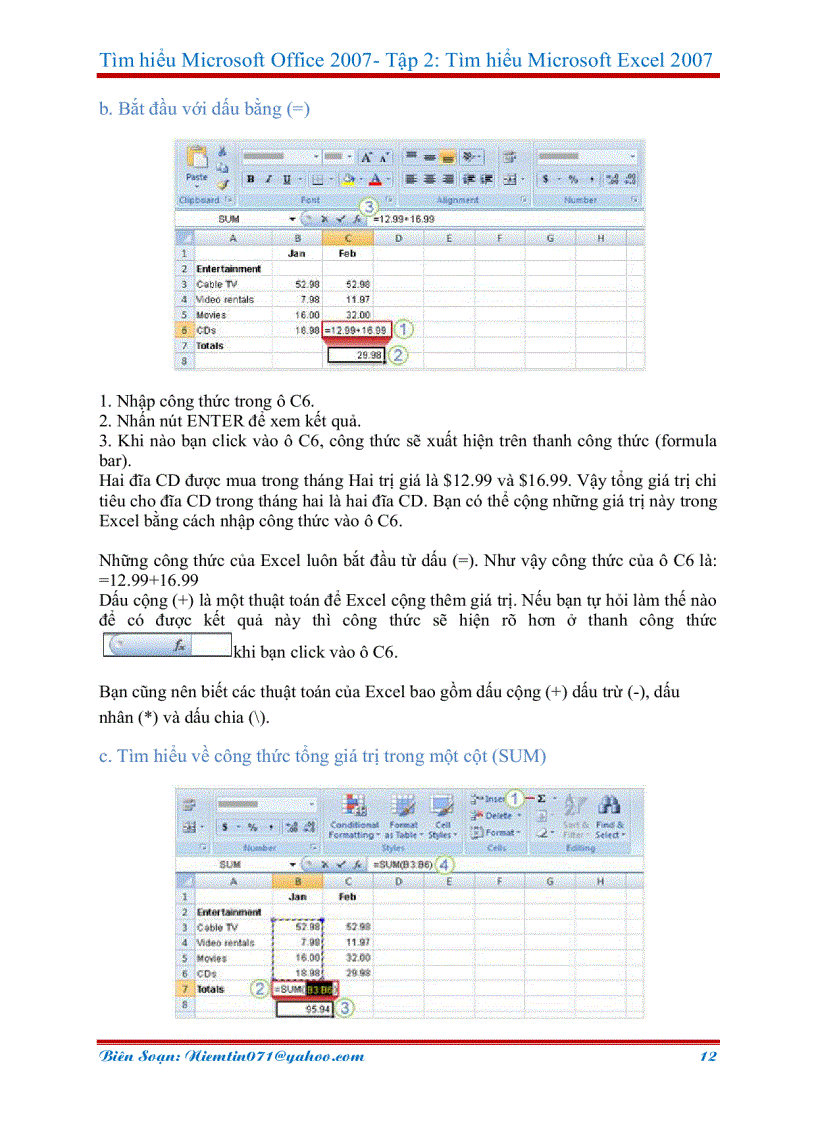 image for page Tìm hiểu excel 2007
