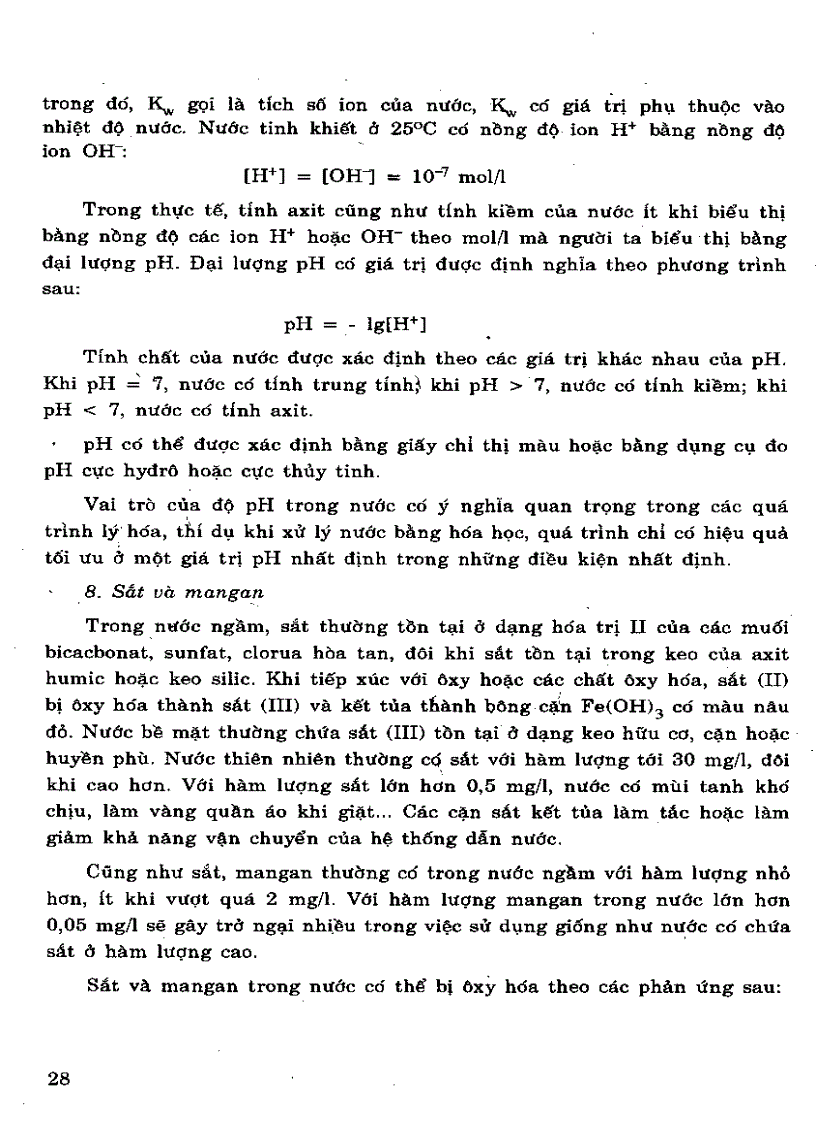 image for page Giáo trình xử lý nước cấp sinh hoạt và công nghiệp Nguyễn Thị Thu Thủy