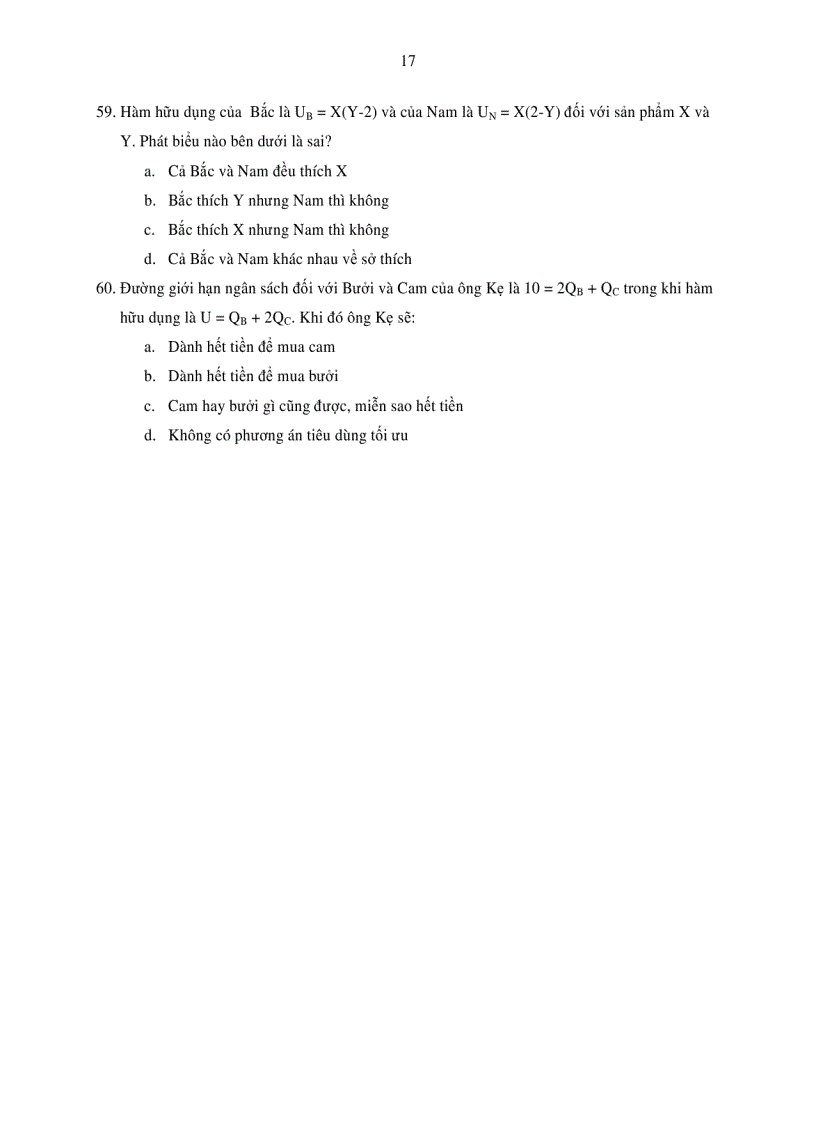 image for page 200 câu hỏi trắc nghiệm kinh tế vi mô và vĩ mô có đáp an