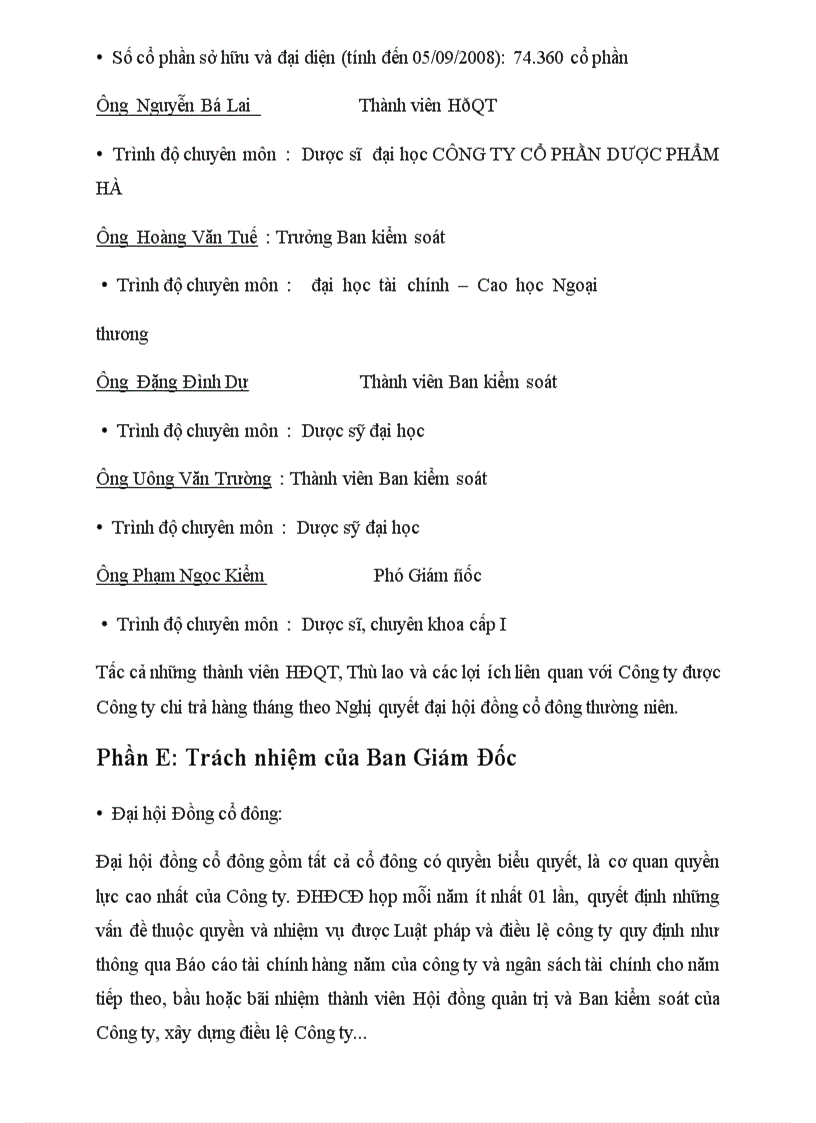 image for page Tổ Chức Công Ty Cổ Phần Và Thị Trường Chứng Khoán công ty dược phẩm Hà Tây