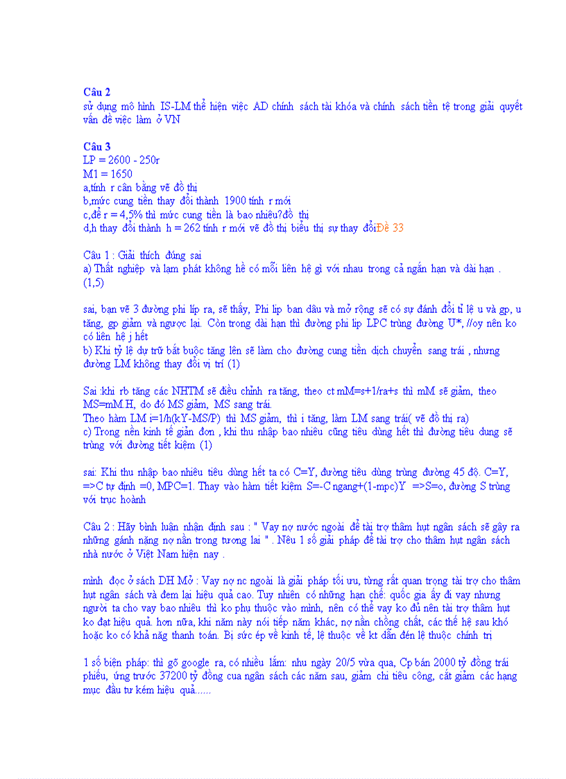 image for page Đề thi kinh tế vĩ mô DHTM