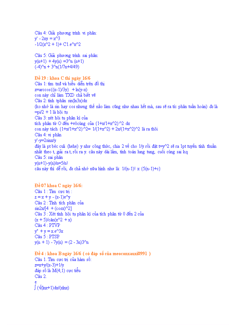 image for page Đề thi Toán cao cấp DHTM