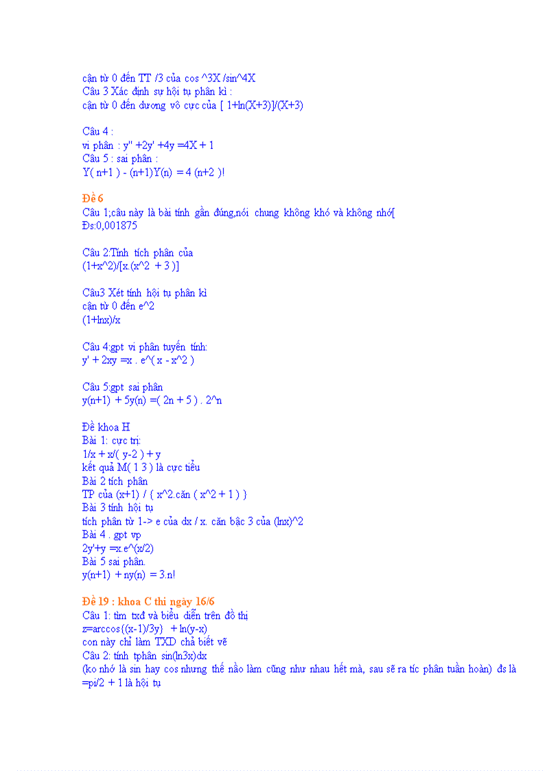 image for page Đề thi Toán cao cấp DHTM
