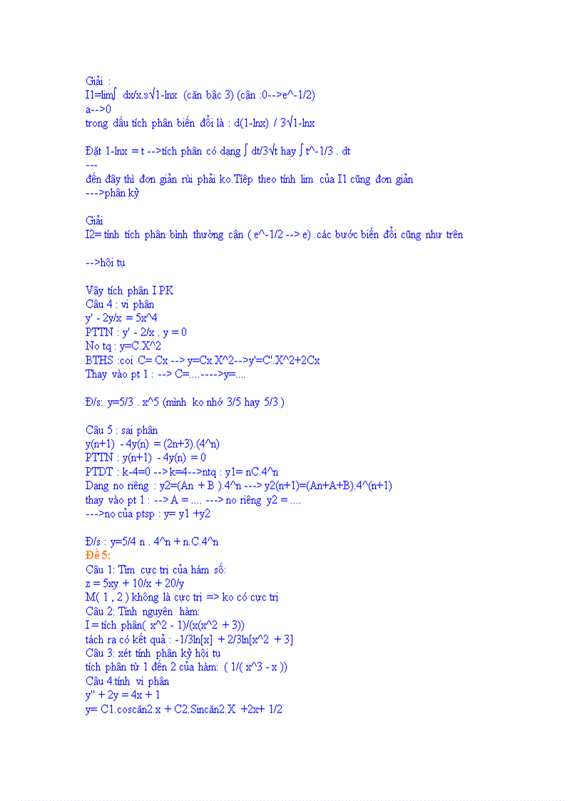 image for page Đề thi Toán cao cấp DHTM