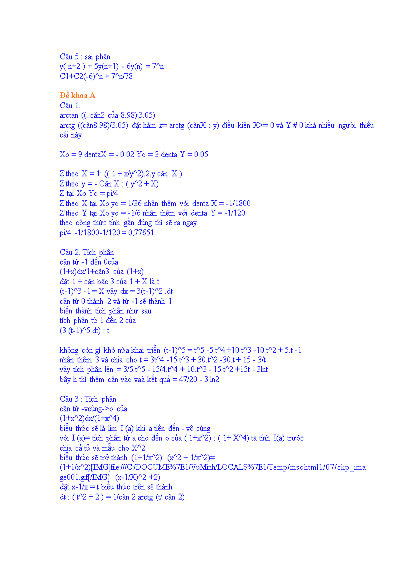 image for page Đề thi Toán cao cấp DHTM