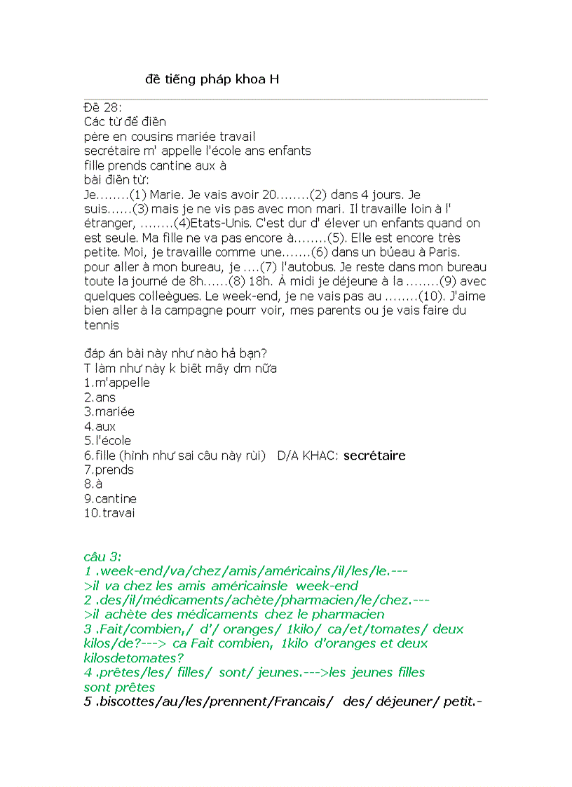 image for page Đề thi Tiếng pháp DHTM