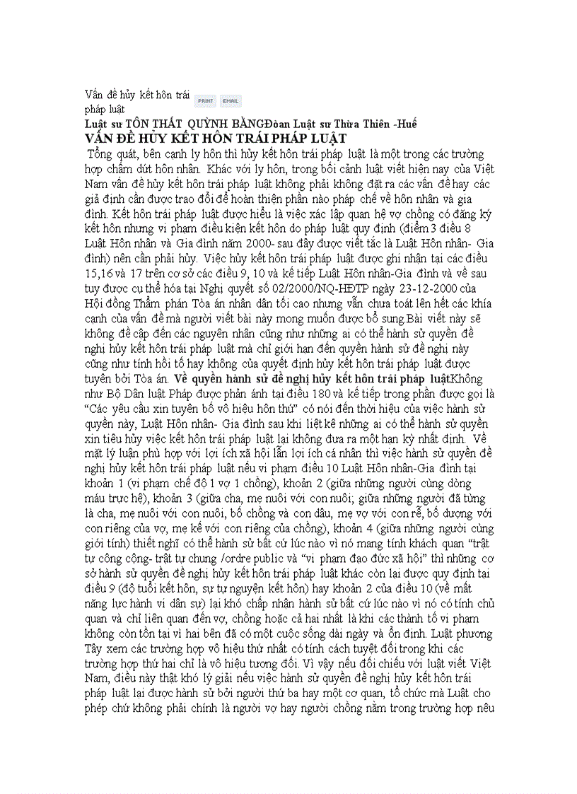 image for page Vấn đề hủy kết hôn trái pháp luật