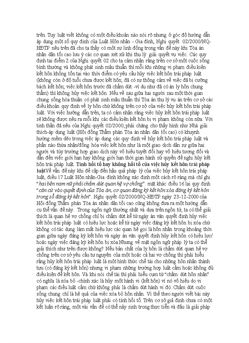 image for page Vấn đề hủy kết hôn trái pháp luật