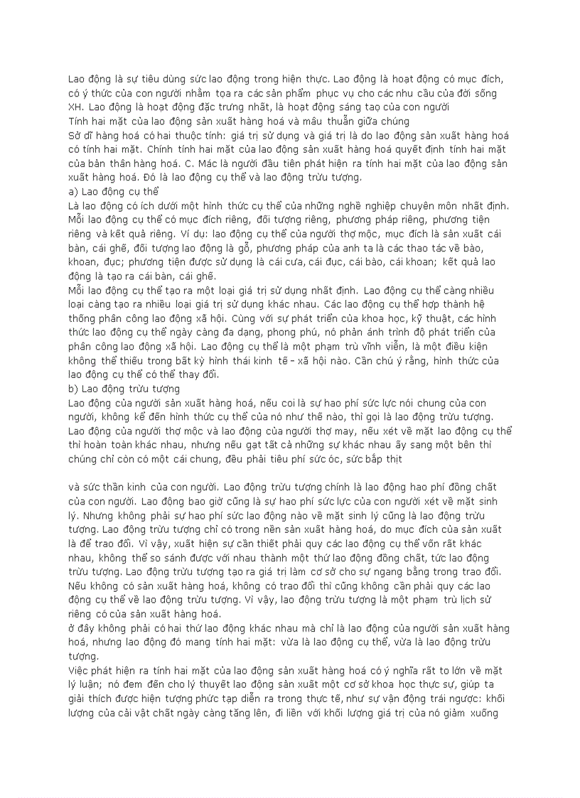 image for page Lao động là gì Phân tích tính chất 2 mặt của lao động trong sản xuất hàng hóa mâu thuẫn cơ bản của nó