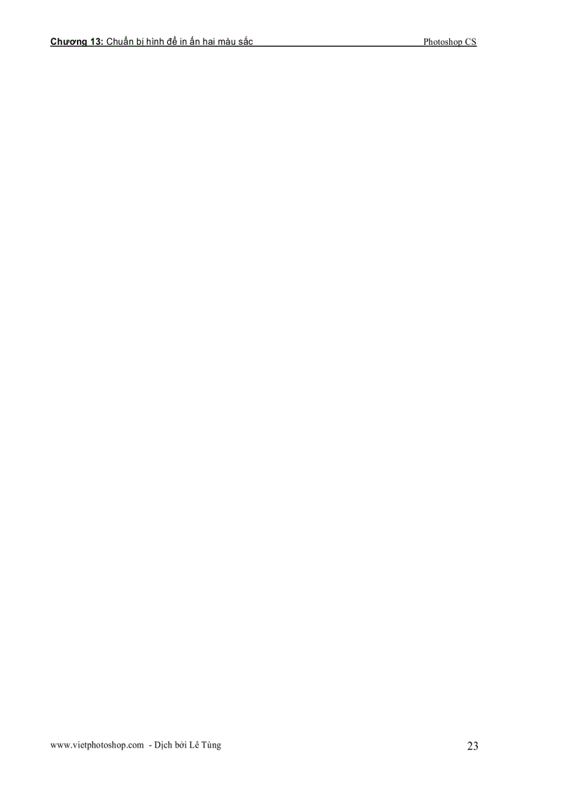image for page Chuẩn bị hình để in ấn hai màu sắc Photoshop CS part 2