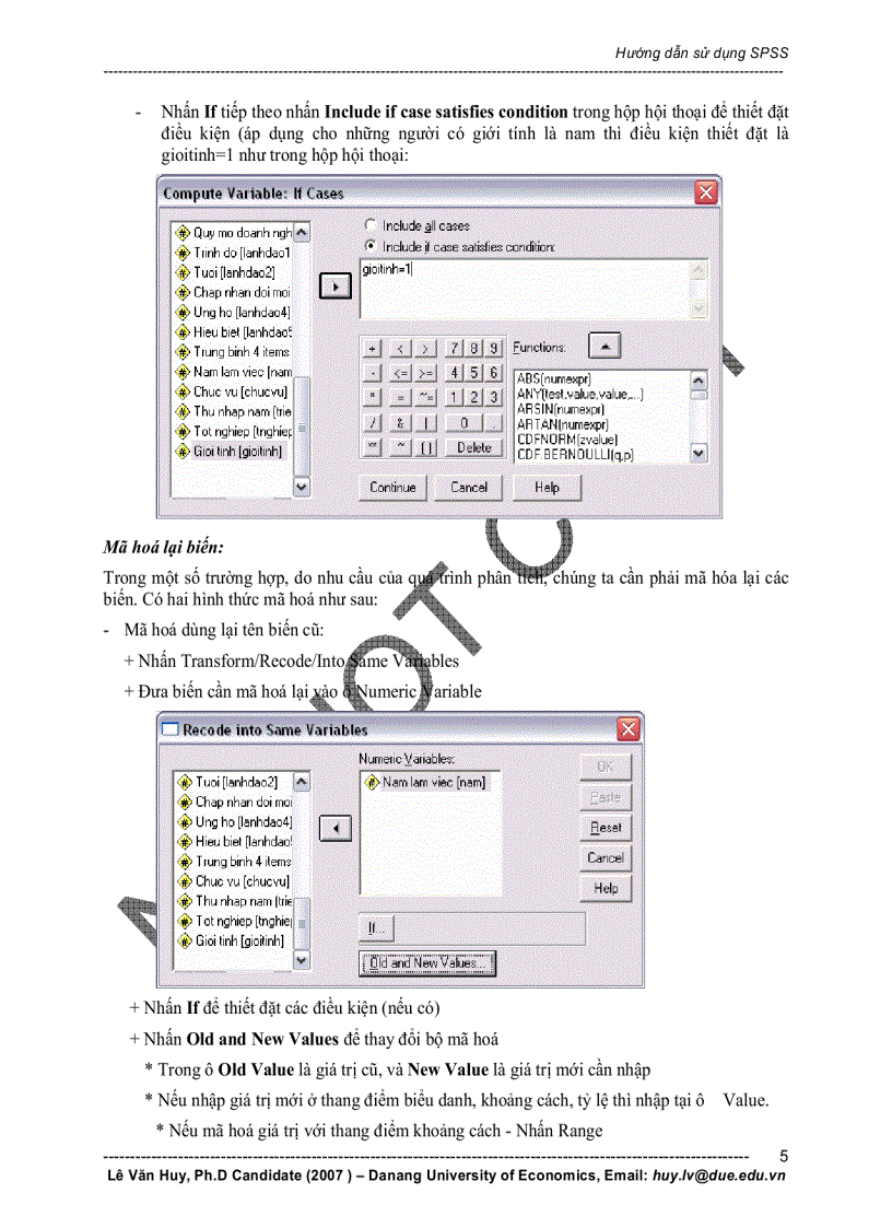 image for page Kĩ năng sử dụng phần mềm spss trong marketing