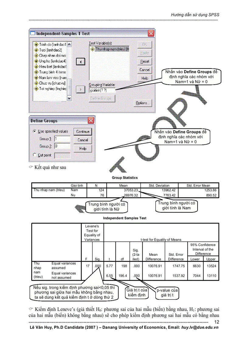 image for page Kĩ năng sử dụng phần mềm spss trong marketing