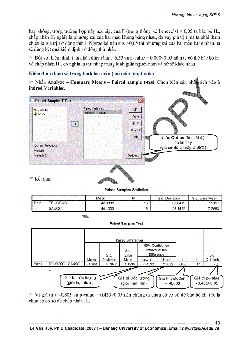 image for page Kĩ năng sử dụng phần mềm spss trong marketing