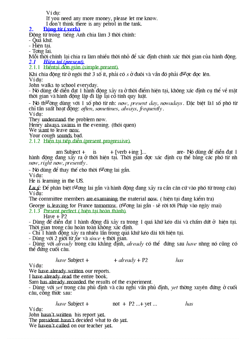 image for page Ngữ pháp dùng thi tofl đơn giản dễ học 2