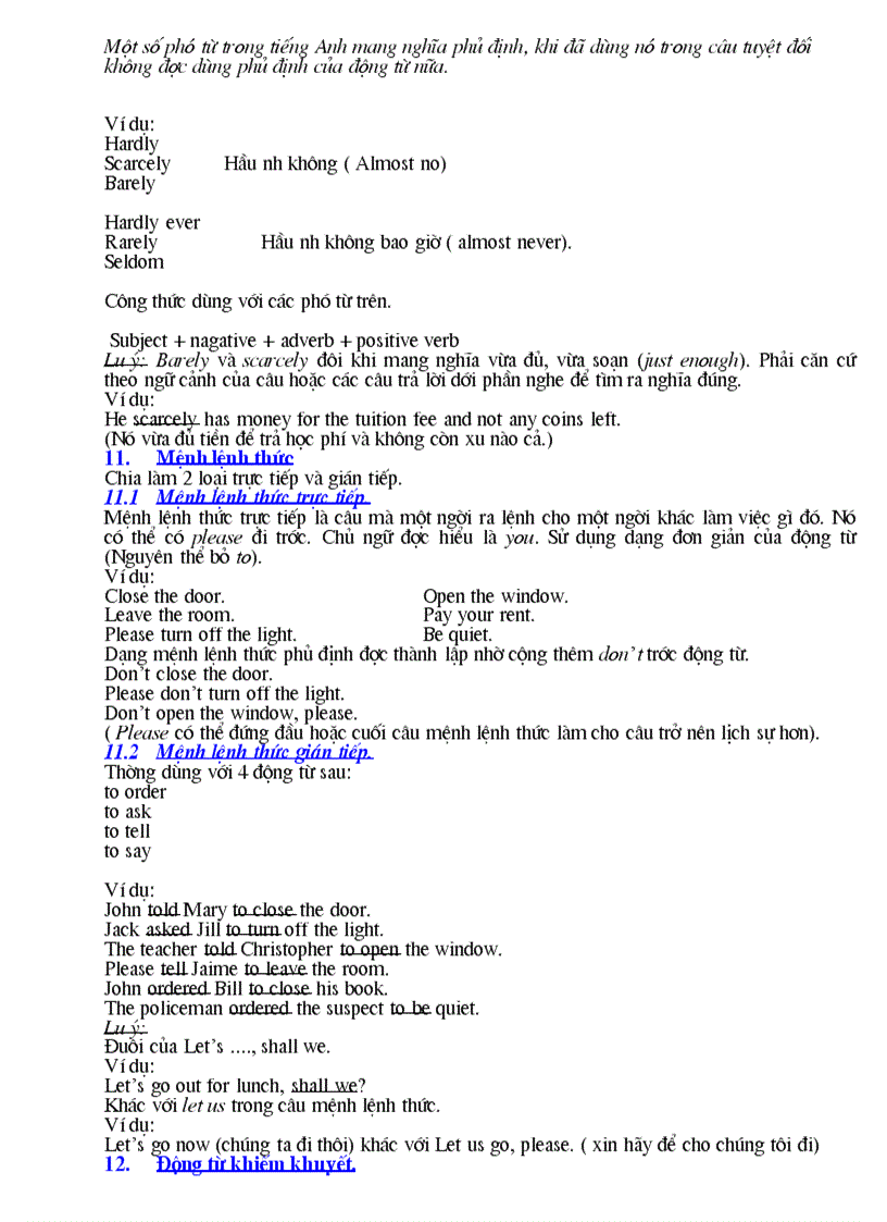 image for page Ngữ pháp dùng thi tofl đơn giản dễ học 2