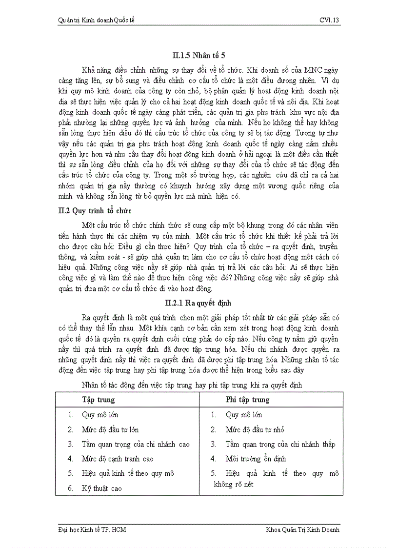 image for page Cơ cấu tổ chức của công ty đa quốc gia