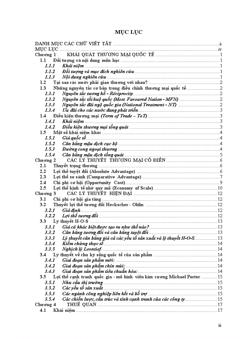 image for page Giáo trình Lý thuyết chính sách thương mại quốc tế