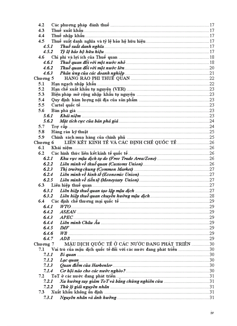 image for page Giáo trình Lý thuyết chính sách thương mại quốc tế