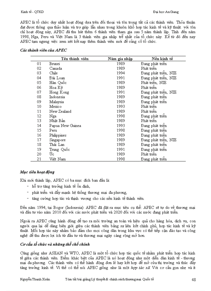 image for page Giáo trình Lý thuyết chính sách thương mại quốc tế