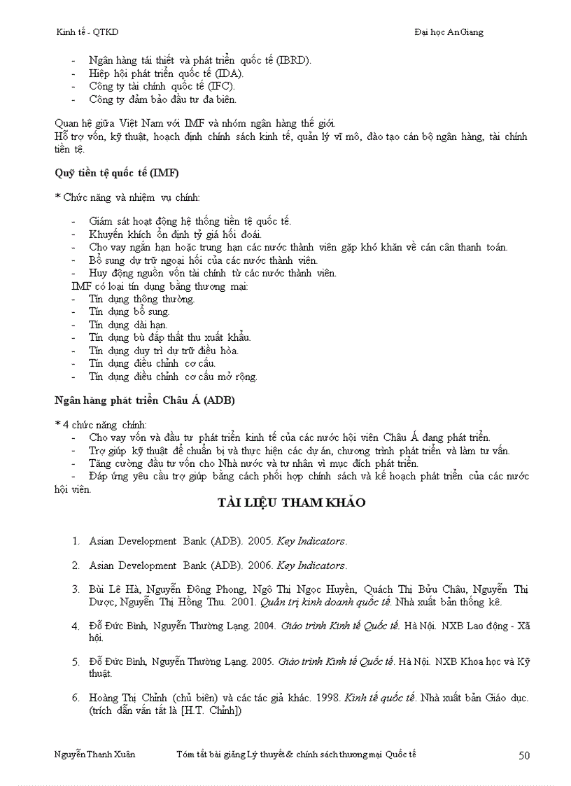 image for page Giáo trình Lý thuyết chính sách thương mại quốc tế