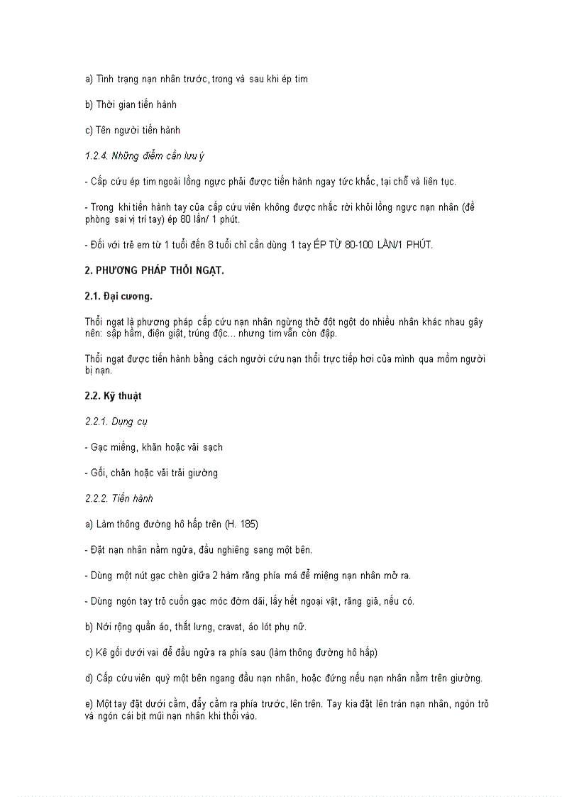 image for page Phương pháp cấp cứu bệnh nhân ngừng hô hấp