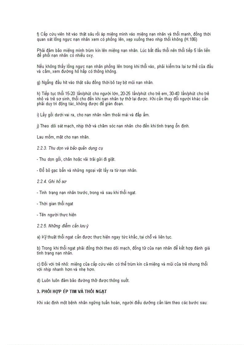 image for page Phương pháp cấp cứu bệnh nhân ngừng hô hấp