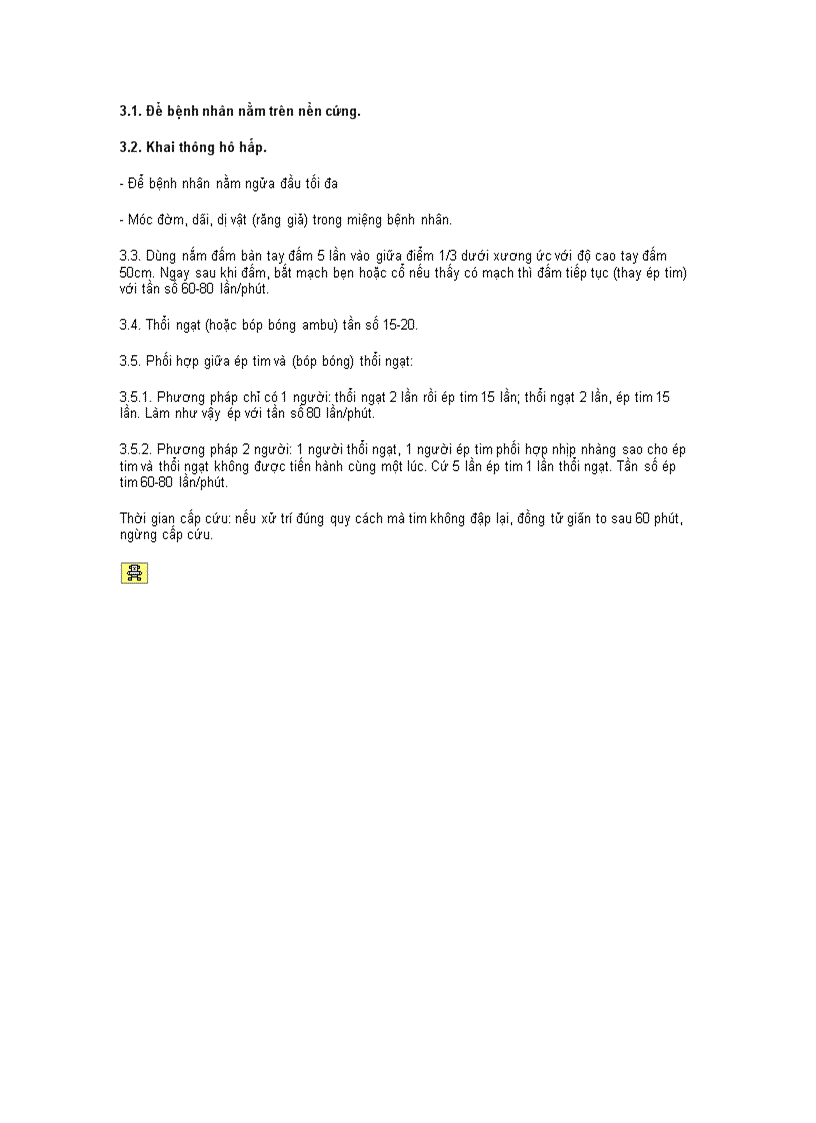 image for page Phương pháp cấp cứu bệnh nhân ngừng hô hấp