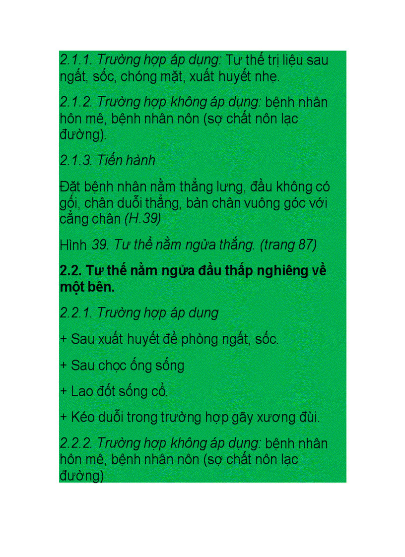 image for page Các tư thế nghỉ ngơi trị liệu thông thường