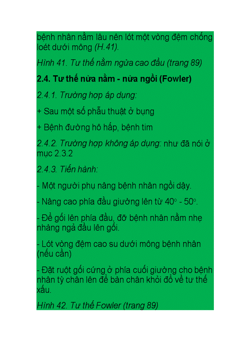 image for page Các tư thế nghỉ ngơi trị liệu thông thường