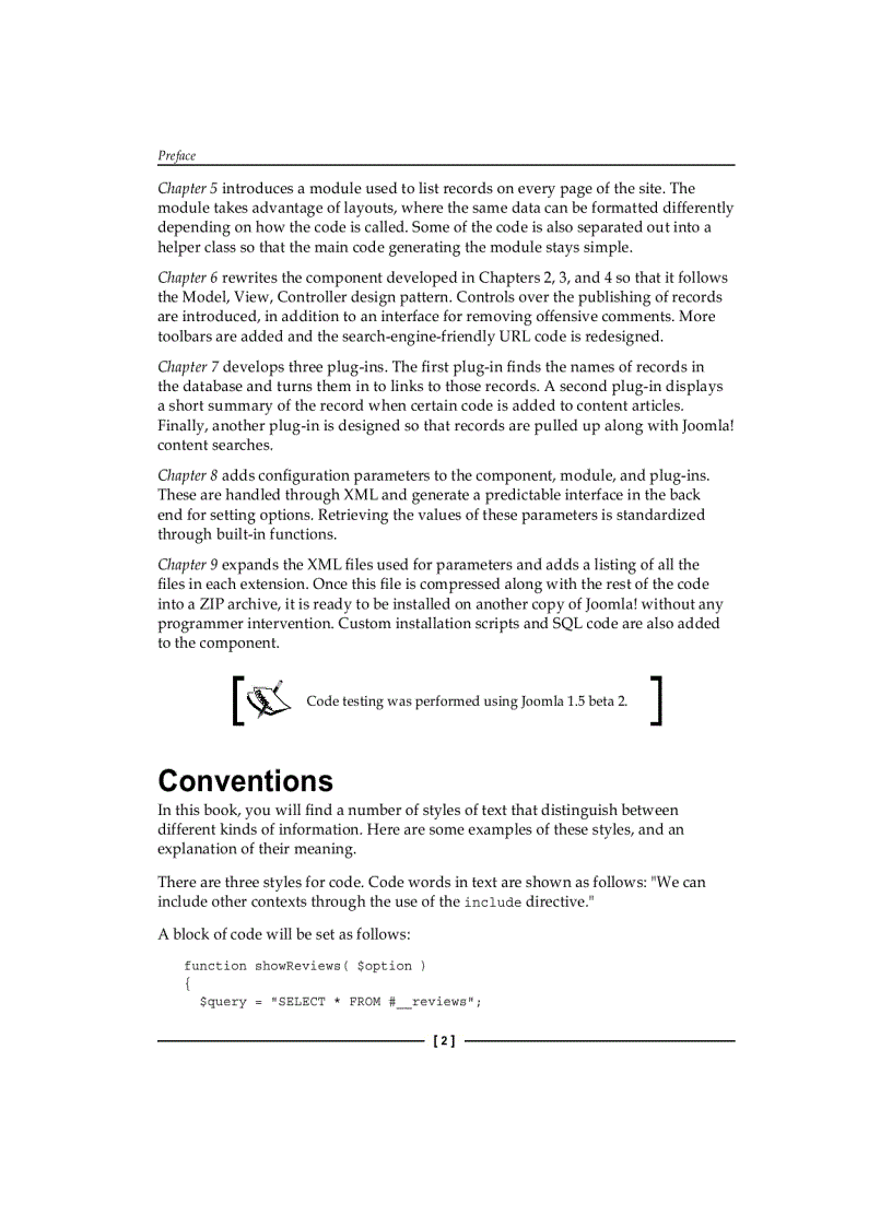 image for page Learning Joomla Extension Development