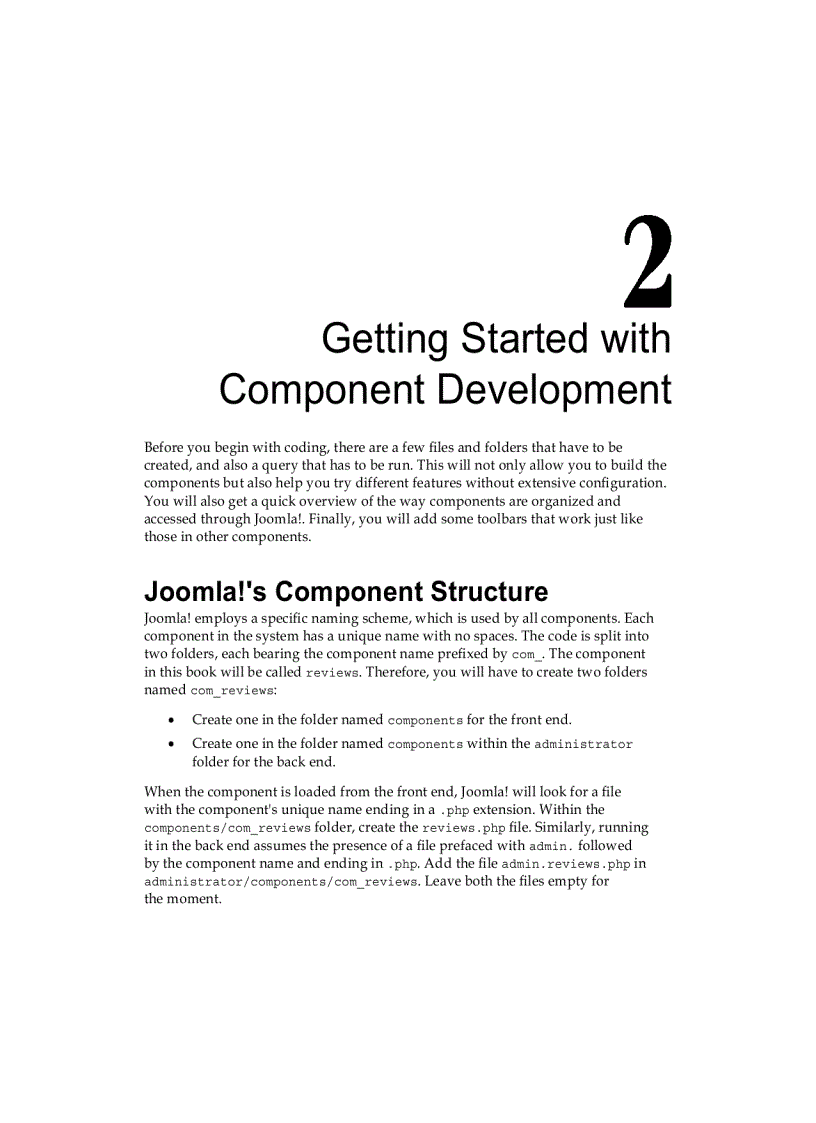 image for page Learning Joomla Extension Development